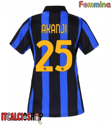 Inter Milan Manuel Akanji #25 Prima Maglia Femmina 2026-27 Manica Corta Inter Milan Manuel Akanji #25 Prima Maglia Femmina 2026-27 Manica Corta